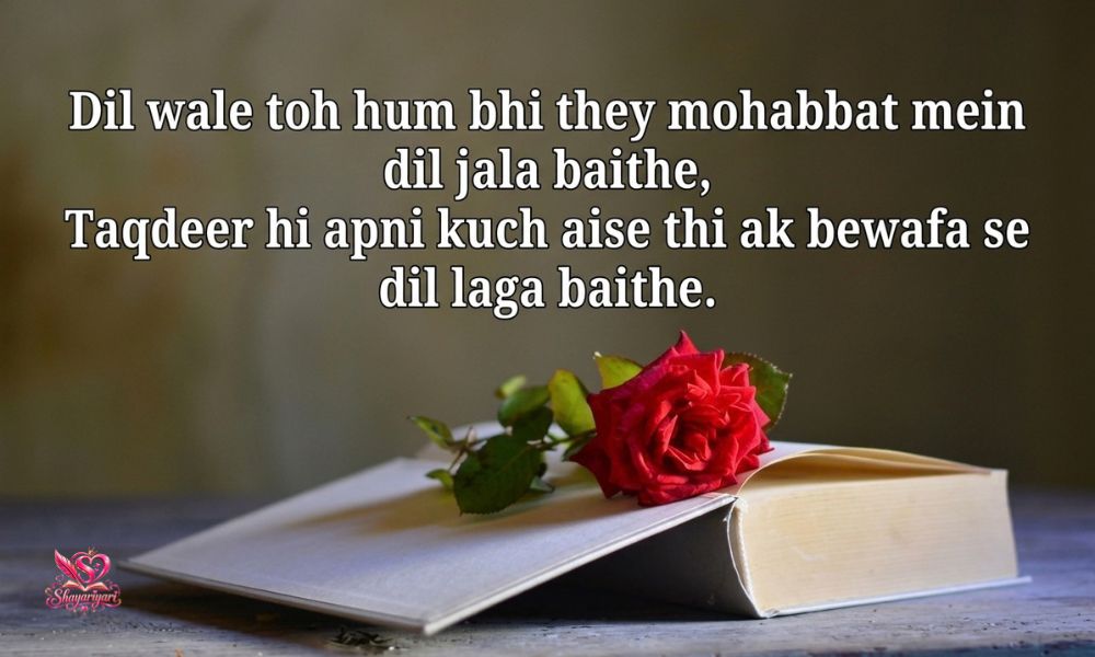 2 Line Love Shayari in English