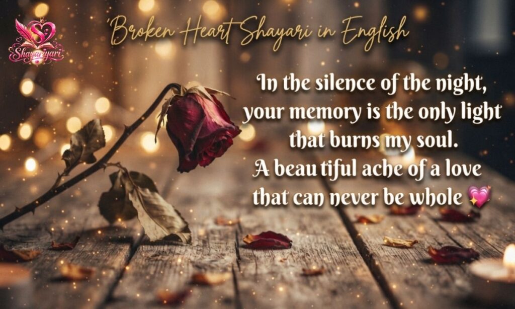Broken Heart Shayari in English 2