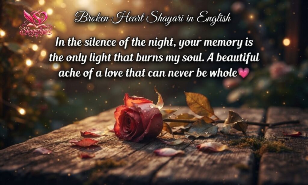 Broken Heart Shayari in English 4