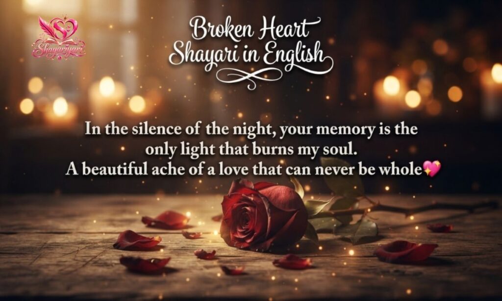 Broken Heart Shayari in English 5