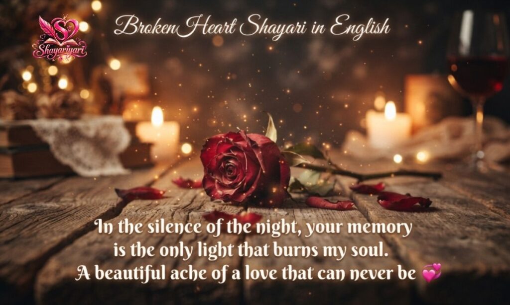 Broken Heart Shayari in English 8