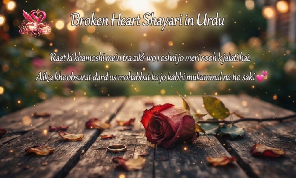 Broken Heart Shayari in English 9