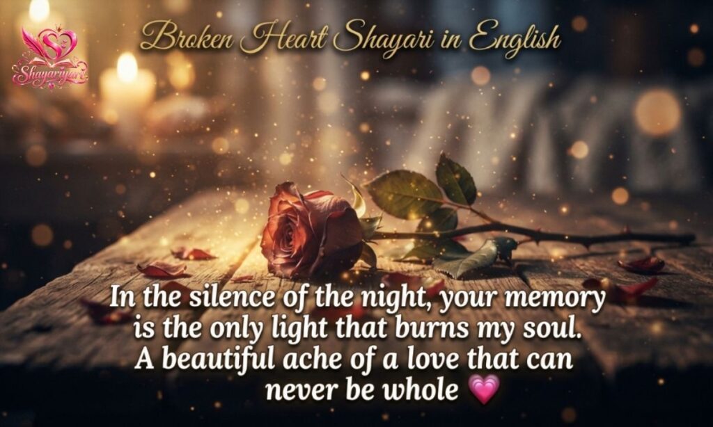 Broken Heart Shayari in English1