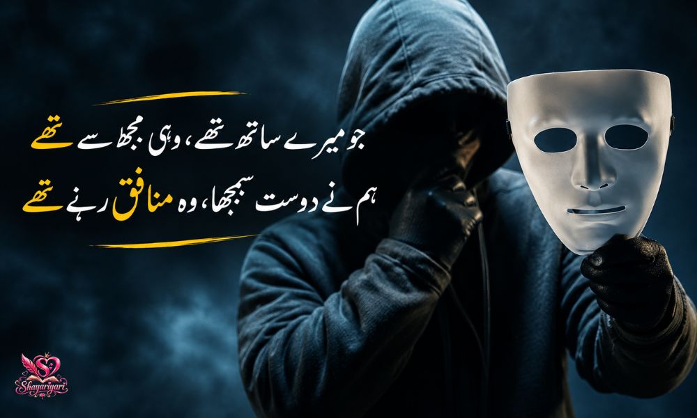 Munafiq Poetry in Urdu Text
