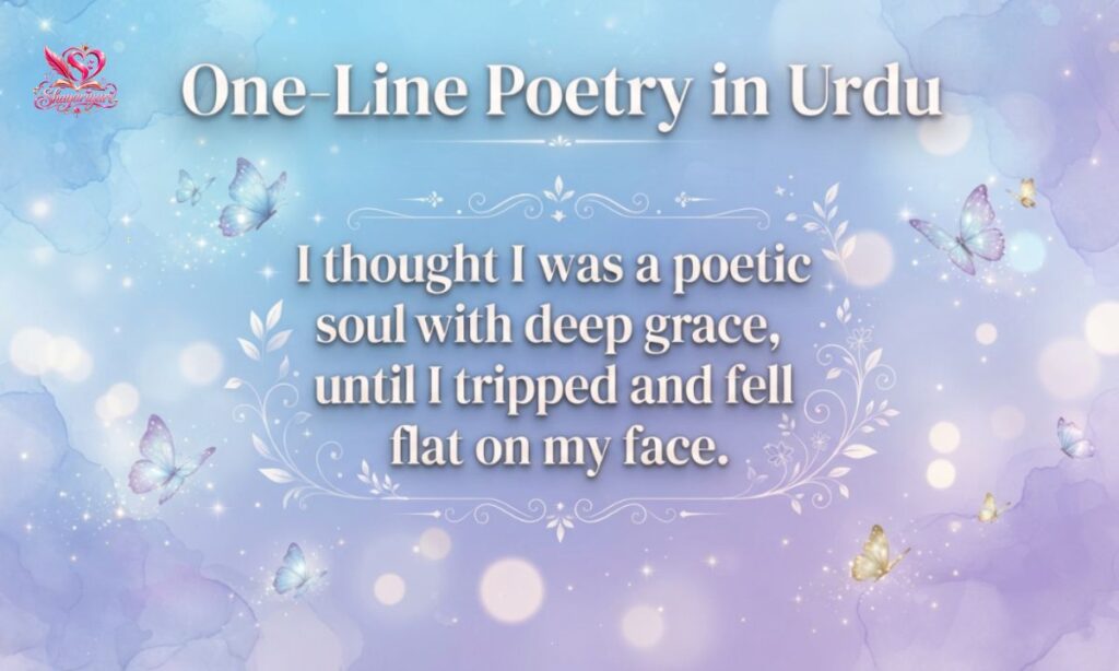 One-Line Poetry in Urdu (12)