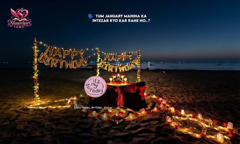 Birthday Shayari in English