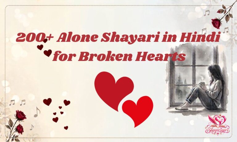 Alone Shayari in Hindi