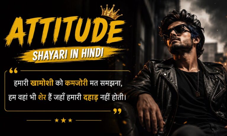 Attitude Shayari in Hindi