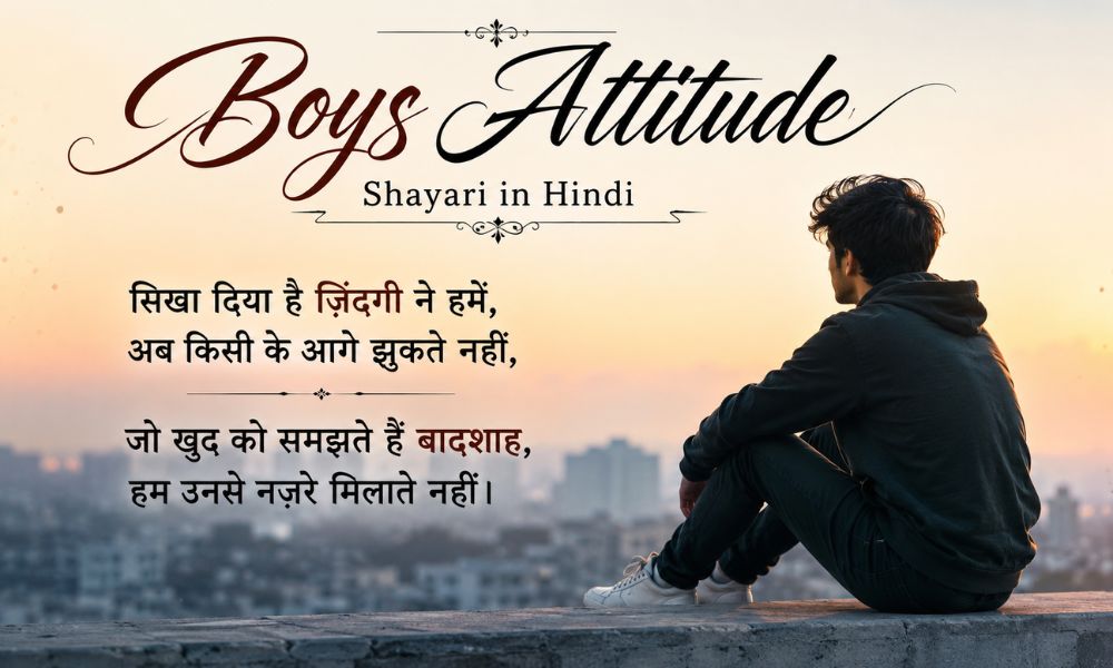 Boys Attitude Shayari
