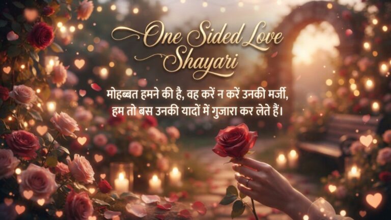 One Sided Love Shayari