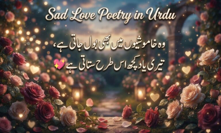 Sad Love Poetry in Urdu