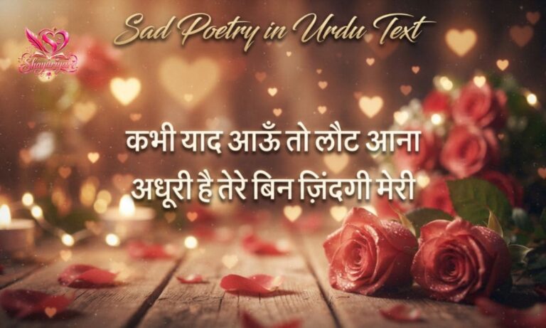 Sad Poetry in Urdu Text (15)