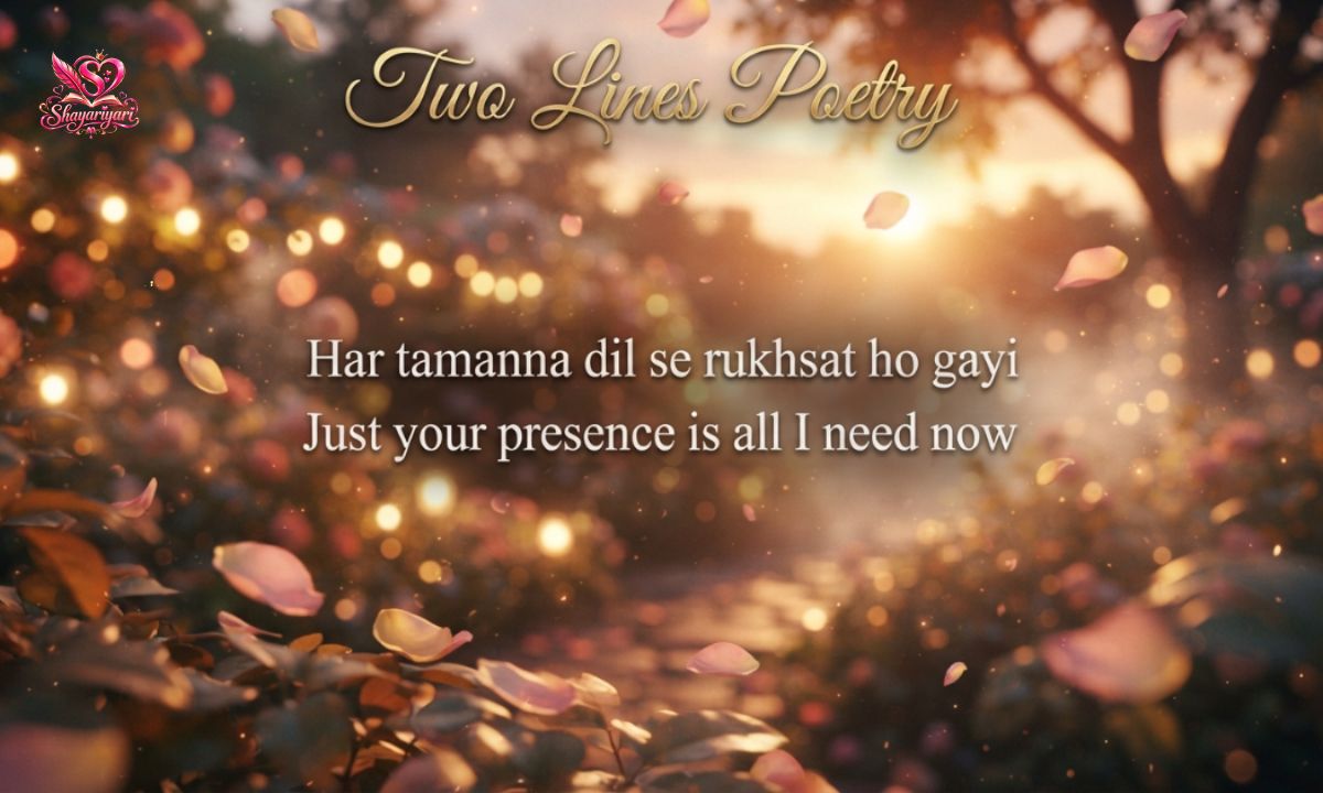 Two Lines Poetry in Urdu
